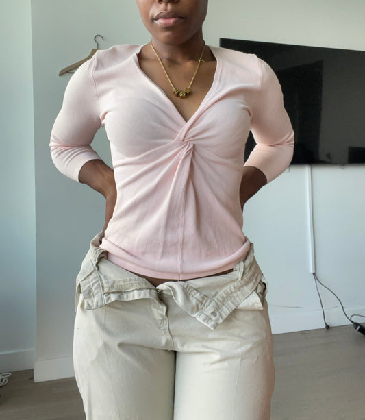 Pink blouse