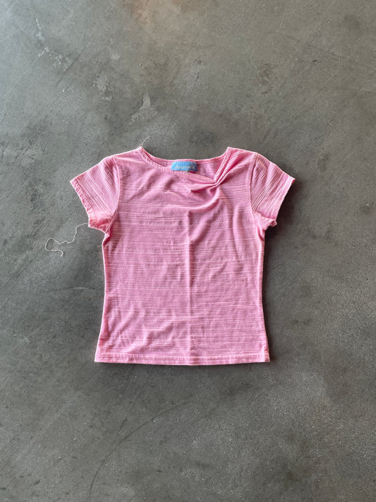 Pink baby tee